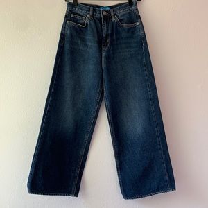 M.i.h. Jeans Caron Jean Cropped Wide 25 EUC